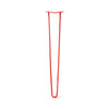DIY Hairpin Legs Hairpin Legs Orange-Red / 34" / 1/2" Hairpin Leg (Sold Separately), 2-Rod Design - Orange-Red Powder Coated Finish
