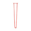 Hairpin Leg (Sold Separately), 2-Rod Design - Satin-Red Powder Coated Finish