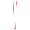 DIY Hairpin Legs Hairpin Legs Orange-Red / 35" / 3/8" Hairpin Leg (Sold Separately), 2-Rod Design - Orange-Red Powder Coated Finish