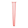 DIY Hairpin Legs Hairpin Legs Orange-Red / 35" / 3/8" Hairpin Leg (Sold Separately), 3-Rod Design - Orange-Red Powder Coated Finish