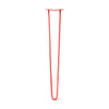 Hairpin Leg (Sold Separately), 2-Rod Design - Satin-Red Powder Coated Finish