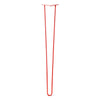 Hairpin Leg (Sold Separately), 2-Rod Design - Satin-Red Powder Coated Finish