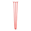DIY Hairpin Legs Hairpin Legs Orange-Red / 36" / 3/8" Hairpin Leg (Sold Separately), 3-Rod Design - Orange-Red Powder Coated Finish