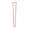 DIY Hairpin Legs Hairpin Legs Orange-Red / 37" / 1/2" Hairpin Leg (Sold Separately), 2-Rod Design - Orange-Red Powder Coated Finish