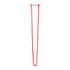 Hairpin Leg (Sold Separately), 2-Rod Design - Satin-Red Powder Coated Finish