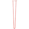 DIY Hairpin Legs Hairpin Legs Orange-Red / 38" / 3/8" Hairpin Leg (Sold Separately), 2-Rod Design - Orange-Red Powder Coated Finish