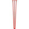 DIY Hairpin Legs Hairpin Legs Orange-Red / 39" / 1/2" Hairpin Leg (Sold Separately), 3-Rod Design - Orange-Red Powder Coated Finish
