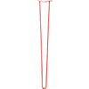 DIY Hairpin Legs Hairpin Legs Orange-Red / 39" / 3/8" Hairpin Leg (Sold Separately), 2-Rod Design - Orange-Red Powder Coated Finish