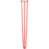 DIY Hairpin Legs Hairpin Legs Orange-Red / 40" / 3/8" Hairpin Leg (Sold Separately), 3-Rod Design - Orange-Red Powder Coated Finish