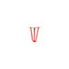 Hairpin Leg (Sold Separately), 3-Rod Design - Satin-Red Powder Coated Finish