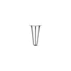 Hairpin Leg (Sold Separately), 3-Rod Design - Raw Steel