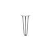 Hairpin Leg (Sold Separately), 3-Rod Design - Raw Steel