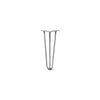 Hairpin Leg (Sold Separately), 3-Rod Design - Raw Steel