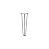 Hairpin Leg (Sold Separately), 3-Rod Design - Raw Steel