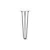 Hairpin Leg (Sold Separately), 3-Rod Design - Raw Steel