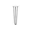 Hairpin Leg (Sold Separately), 3-Rod Design - Raw Steel