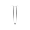 Hairpin Leg (Sold Separately), 3-Rod Design - Raw Steel