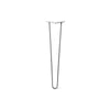 Hairpin Leg (Sold Separately), 2-Rod Design - Raw Steel