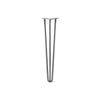 Hairpin Leg (Sold Separately), 3-Rod Design - Raw Steel