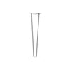 Hairpin Leg (Sold Separately), 2-Rod Design - Raw Steel