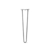 Hairpin Leg (Sold Separately), 2-Rod Design - Raw Steel