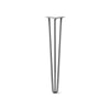 Hairpin Leg (Sold Separately), 3-Rod Design - Raw Steel