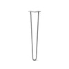 Hairpin Leg (Sold Separately), 2-Rod Design - Raw Steel