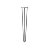 Hairpin Leg (Sold Separately), 3-Rod Design - Raw Steel