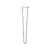 Hairpin Leg (Sold Separately), 2-Rod Design - Raw Steel