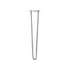 Hairpin Leg (Sold Separately), 2-Rod Design - Raw Steel