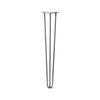 Hairpin Leg (Sold Separately), 3-Rod Design - Raw Steel