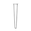 Hairpin Leg (Sold Separately), 2-Rod Design - Raw Steel