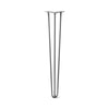 Hairpin Leg (Sold Separately), 3-Rod Design - Raw Steel