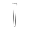 Hairpin Leg (Sold Separately), 2-Rod Design - Raw Steel