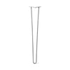 Hairpin Leg (Sold Separately), 2-Rod Design - Raw Steel