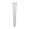 Hairpin Leg (Sold Separately), 3-Rod Design - Raw Steel