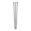 Hairpin Leg (Sold Separately), 3-Rod Design - Raw Steel
