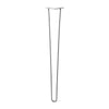 Hairpin Leg (Sold Separately), 2-Rod Design - Raw Steel