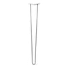 Hairpin Leg (Sold Separately), 2-Rod Design - Raw Steel