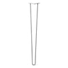 Hairpin Leg (Sold Separately), 2-Rod Design - Raw Steel