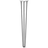 DIY Hairpin Legs Hairpin Legs Raw Steel / 38" / 1/2" Hairpin Leg (Sold Separately), 3-Rod Design - Raw Steel