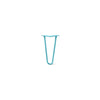 DIY Hairpin Legs Hairpin Legs Teal / 11" / 1/2" Hairpin Leg (Sold Separately), 2-Rod Design - Teal Powder Coated Finish