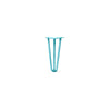 DIY Hairpin Legs Hairpin Legs Teal / 12" / 1/2" Hairpin Leg (Sold Separately), 3-Rod Design - Teal Powder Coated Finish