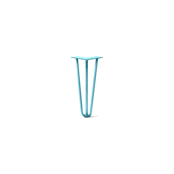 Hairpin Leg (Sold Separately), 3-Rod Design - Teal Powder Coated Finish