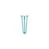 DIY Hairpin Legs Hairpin Legs Teal / 14" / 1/2" Hairpin Leg (Sold Separately), 3-Rod Design - Teal Powder Coated Finish