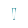 DIY Hairpin Legs Hairpin Legs Teal / 16" / 3/8" Hairpin Leg (Sold Separately), 3-Rod Design - Teal Powder Coated Finish