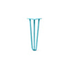 DIY Hairpin Legs Hairpin Legs Teal / 18" / 1/2" Hairpin Leg (Sold Separately), 3-Rod Design - Teal Powder Coated Finish