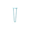 DIY Hairpin Legs Hairpin Legs Teal / 18" / 3/8" Hairpin Leg (Sold Separately), 2-Rod Design - Teal Powder Coated Finish