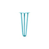 DIY Hairpin Legs Hairpin Legs Teal / 19" / 1/2" Hairpin Leg (Sold Separately), 3-Rod Design - Teal Powder Coated Finish