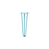 Hairpin Leg (Sold Separately), 3-Rod Design - Teal Powder Coated Finish